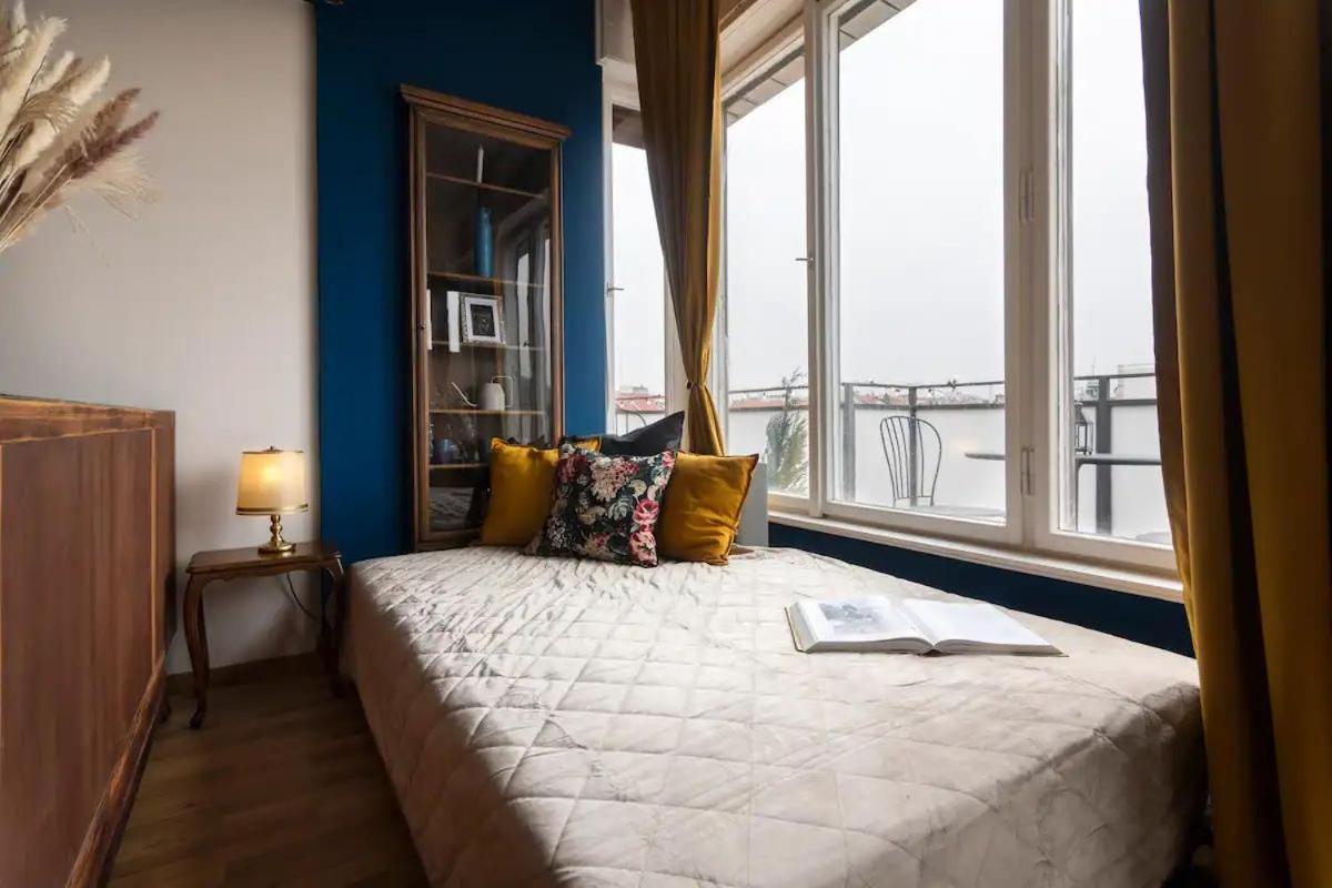 Waterfront River Side Roof Top Apartment - Terrace With City View Prag Exterior foto